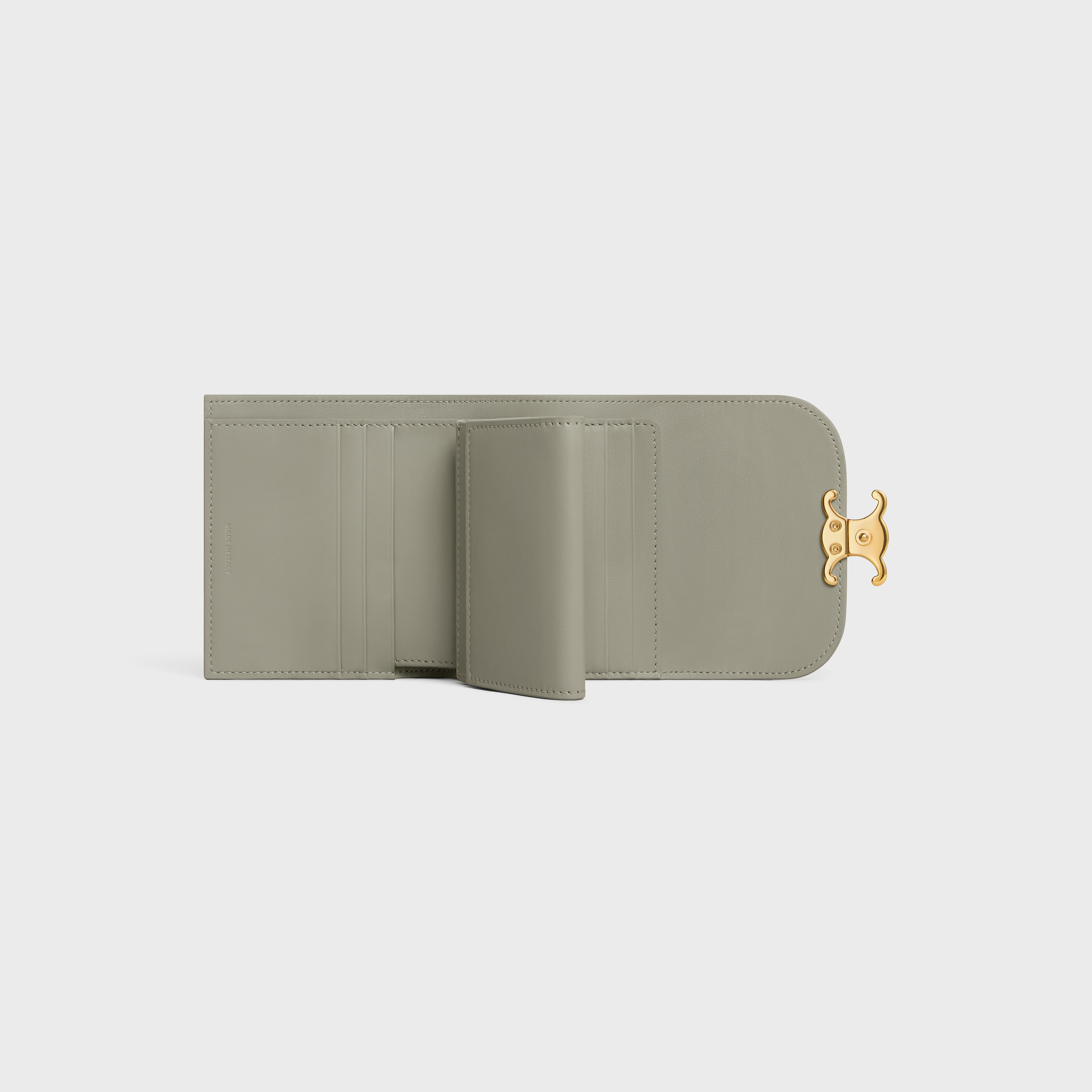 Small Wallet TRIOMPHE in Shiny calfskin - 4