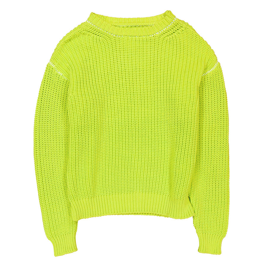 MM6 Ribbed Knit Crew Neck Sweater - 5