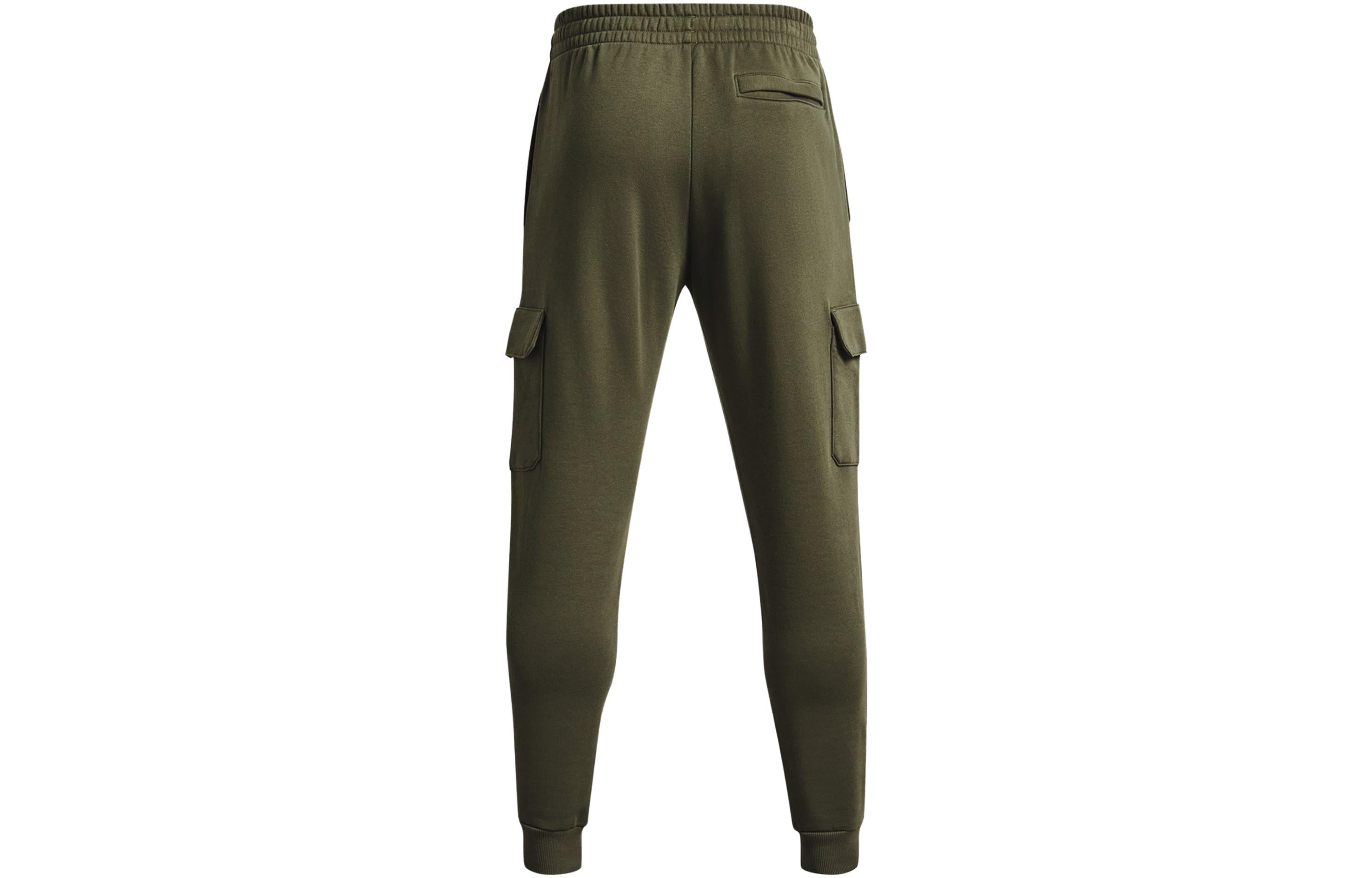Under Armour Rival Fleece Cargo Joggers 'Olive Green' 1382134-390 - 2