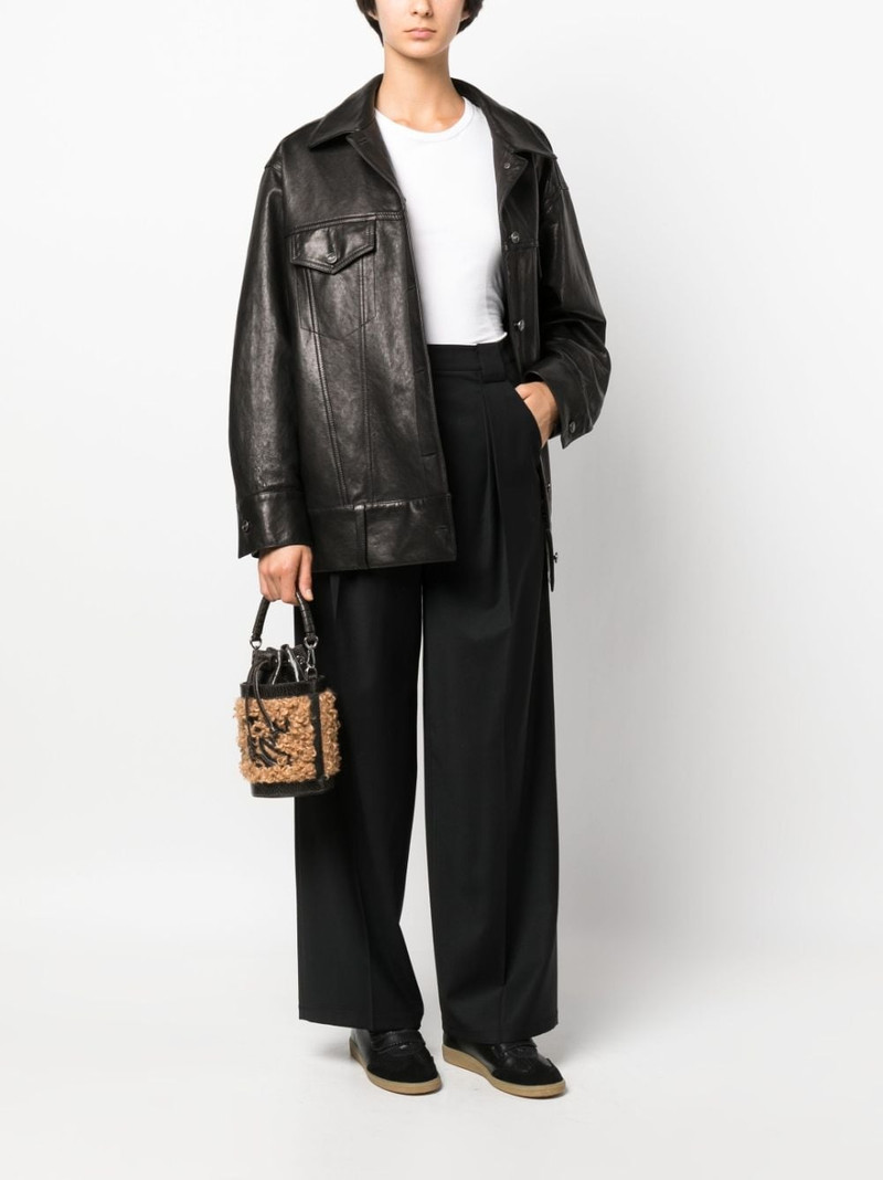 CASADEI Giulia raised-logo mini bag outlook