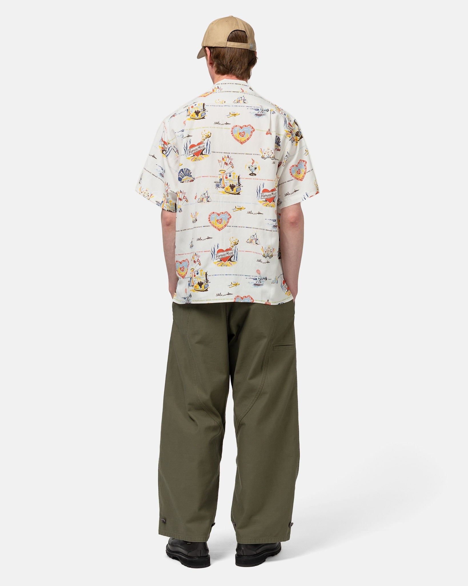 Printed Shirt White - 3