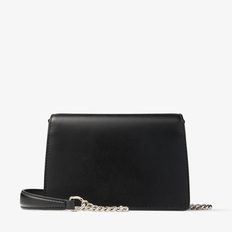 Madeline Crossbody
Black Polished Grainy Calf Crossbody Bag with Crystal Buckle 6