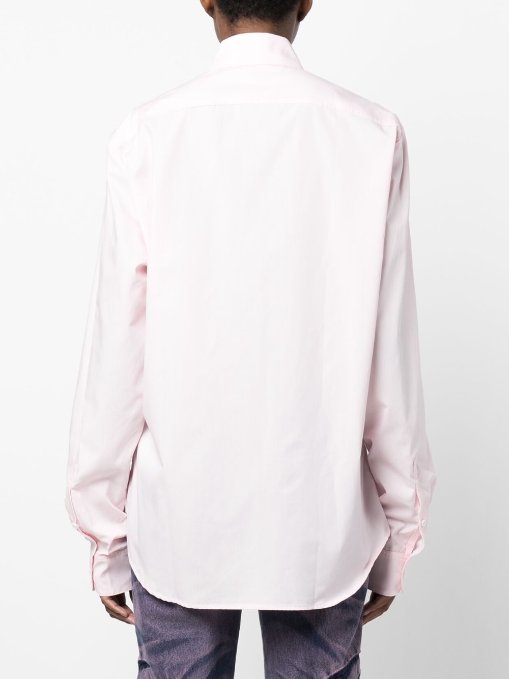 cut-out long-sleeve shirt - 4