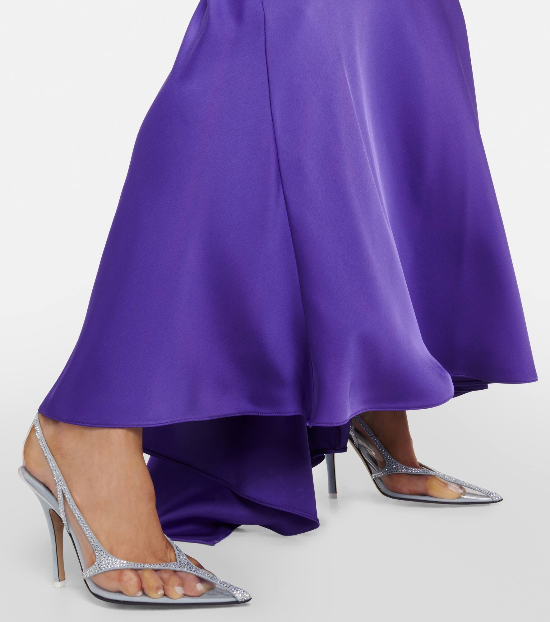 Venus Chrome PVC and suede pumps - 4