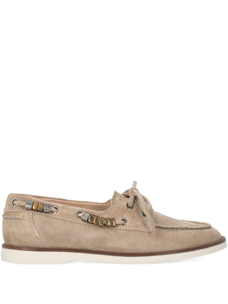 suede lace-up loafers 1