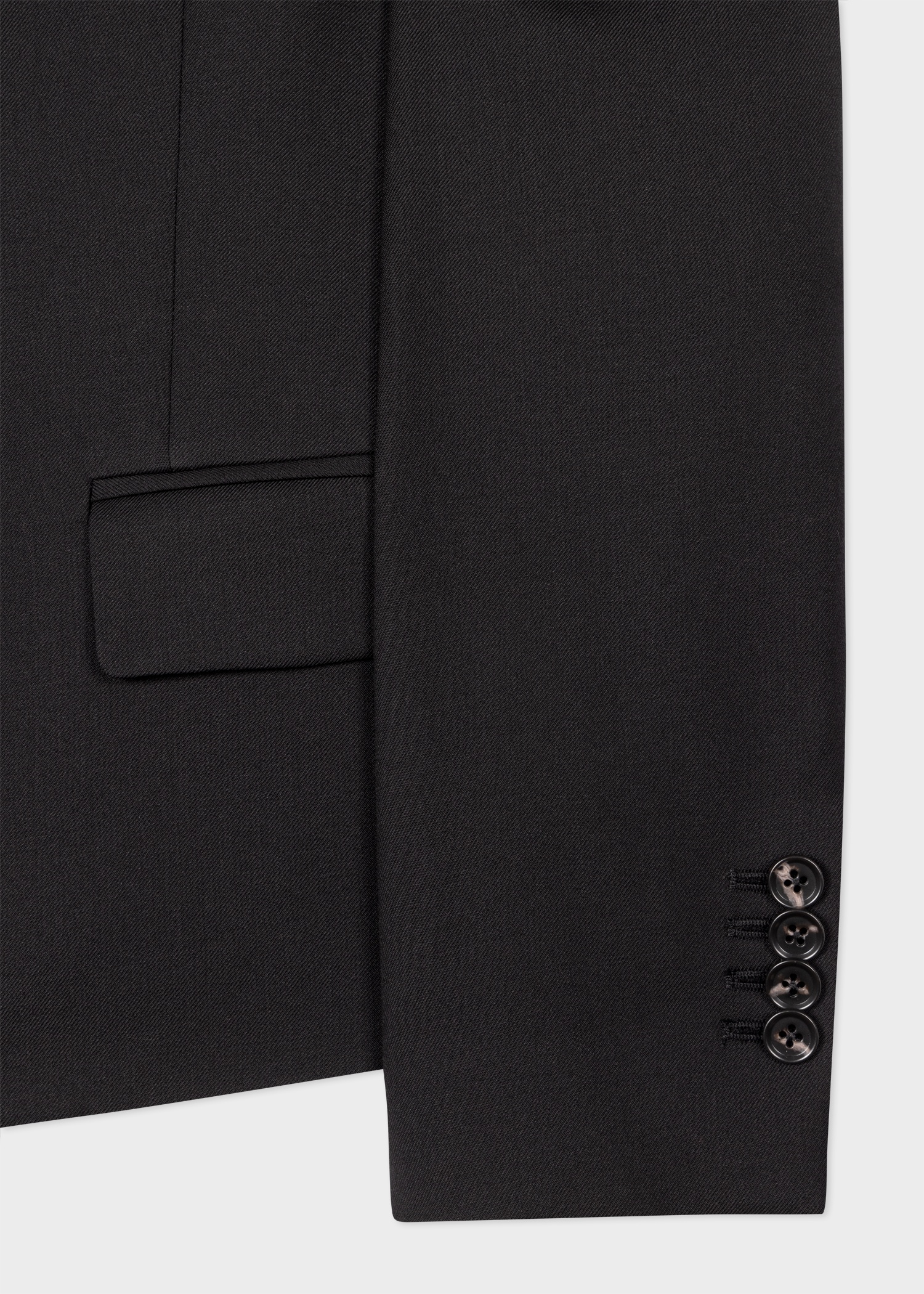 Women's Black Cropped 'A Suit To Travel In' Wool Blazer - 7