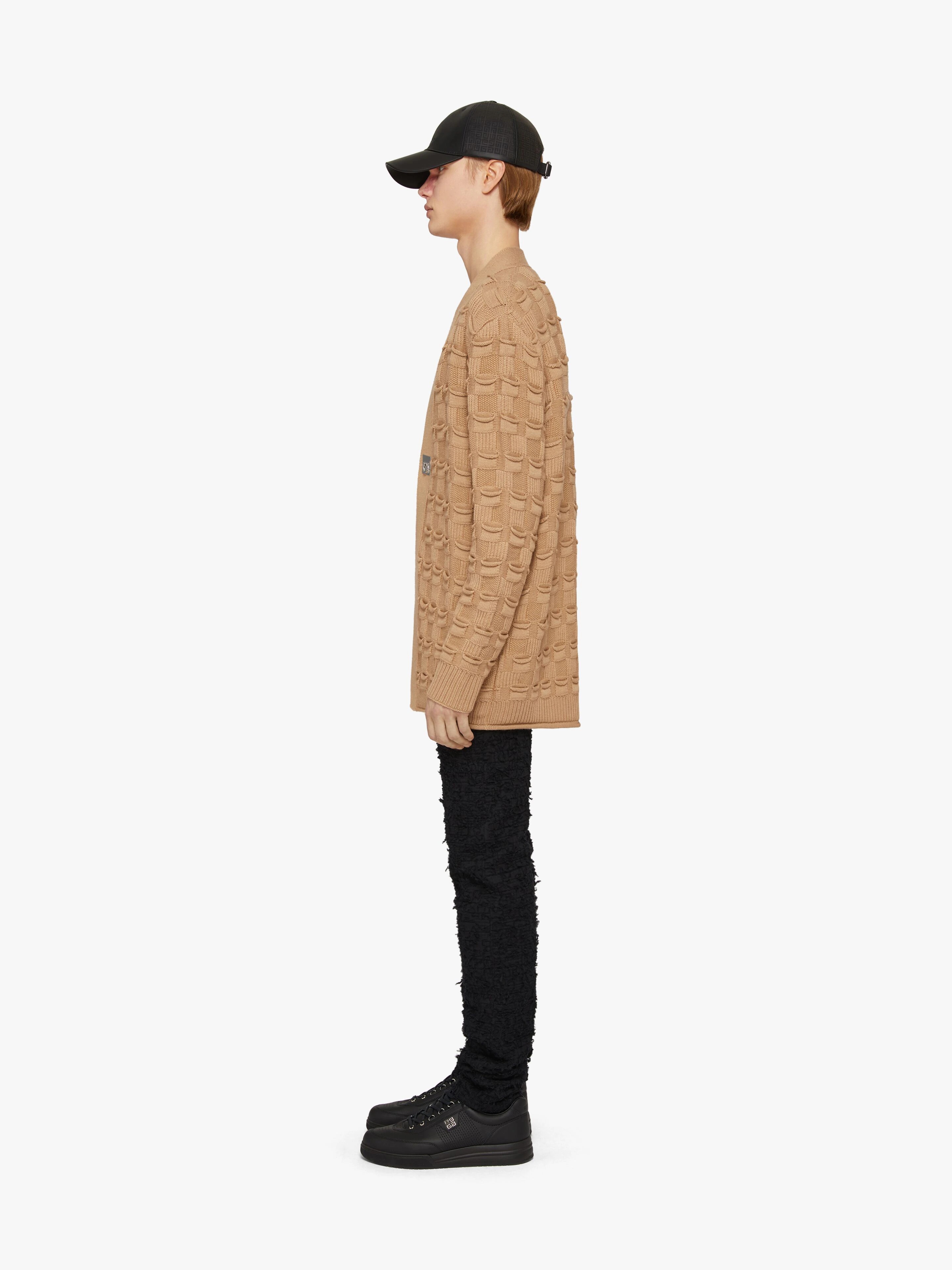 CARDIGAN IN WOOL WITH G LOCK BUCKLE - 3