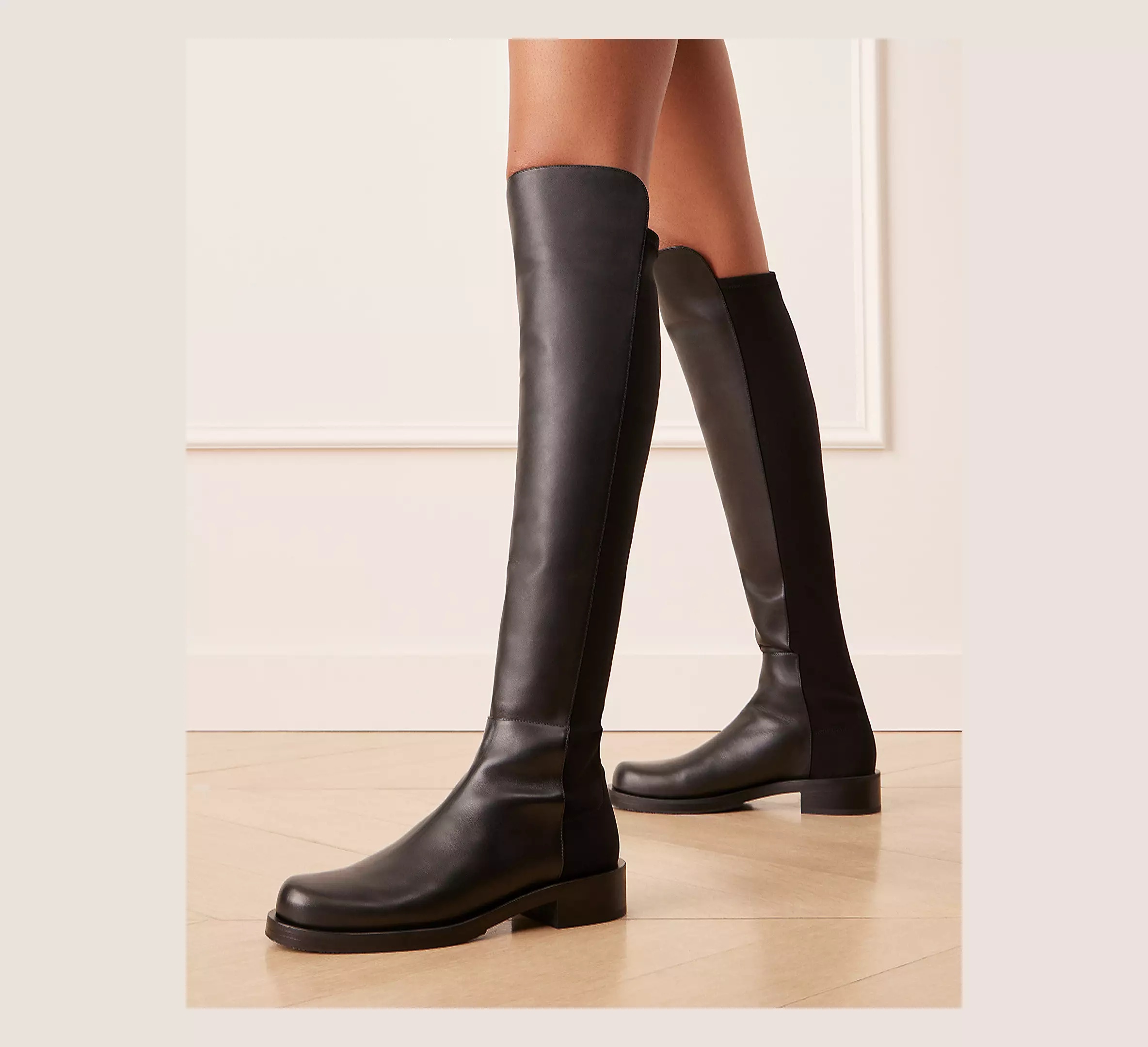 Stuart Weitzman 5050 オーバーザニー ブーツ36.5 5050 Bold Logo Boot | Stuart Weitzman