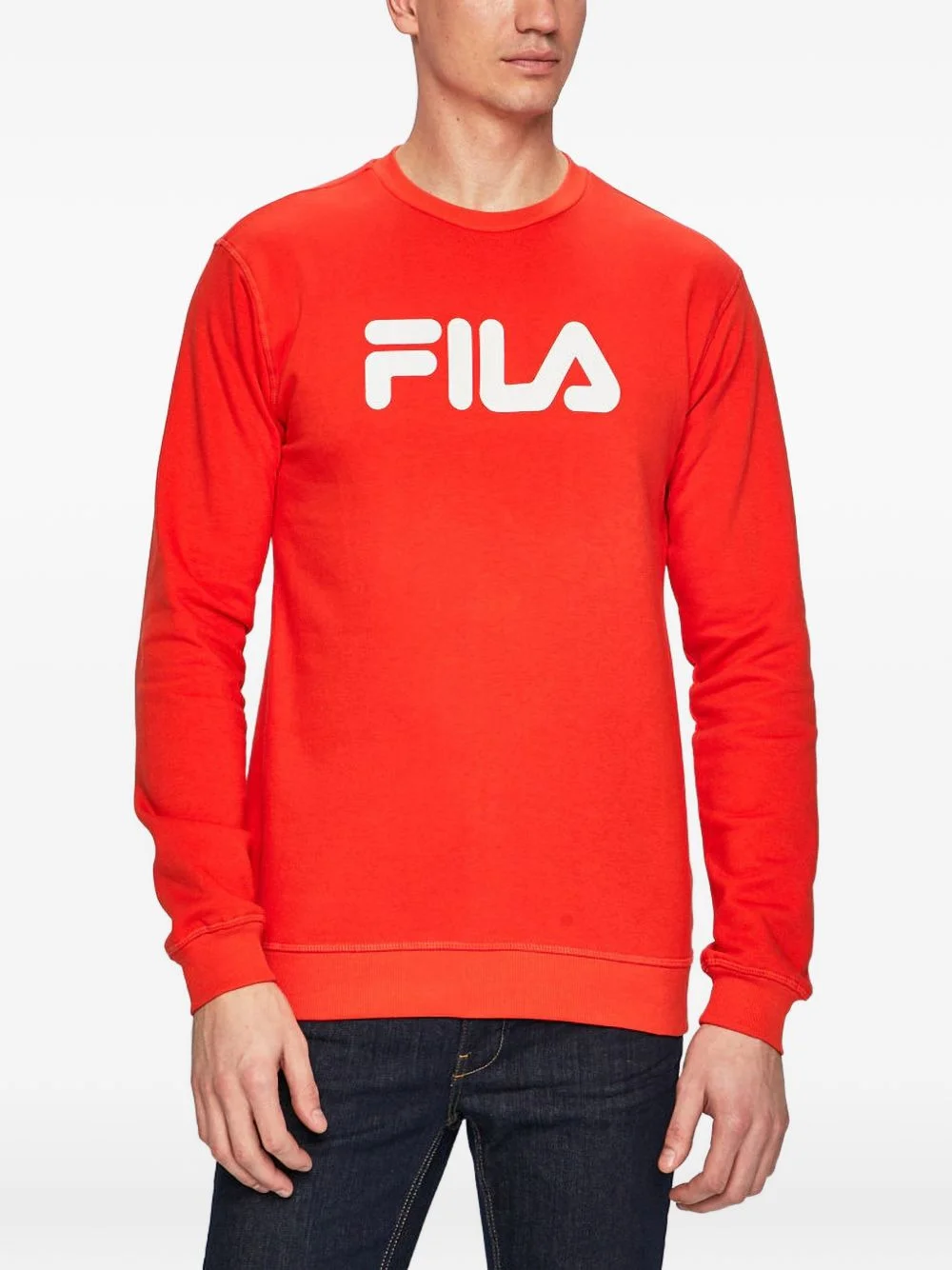 crewneck logo sweatshirt - 1