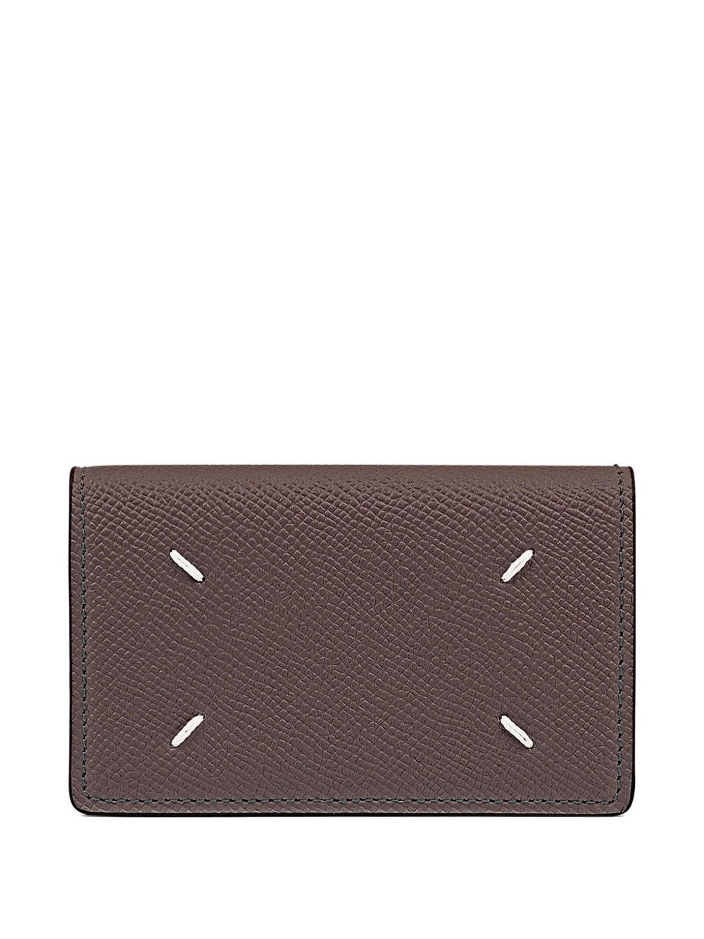 logo leather wallet - 3