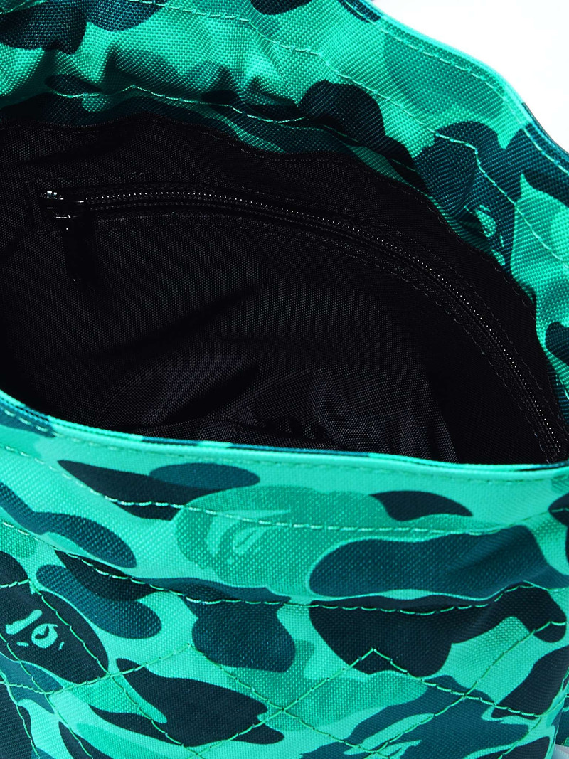 + BAPE® Chain-Embellished Camouflage-Print Canvas Pouch 3