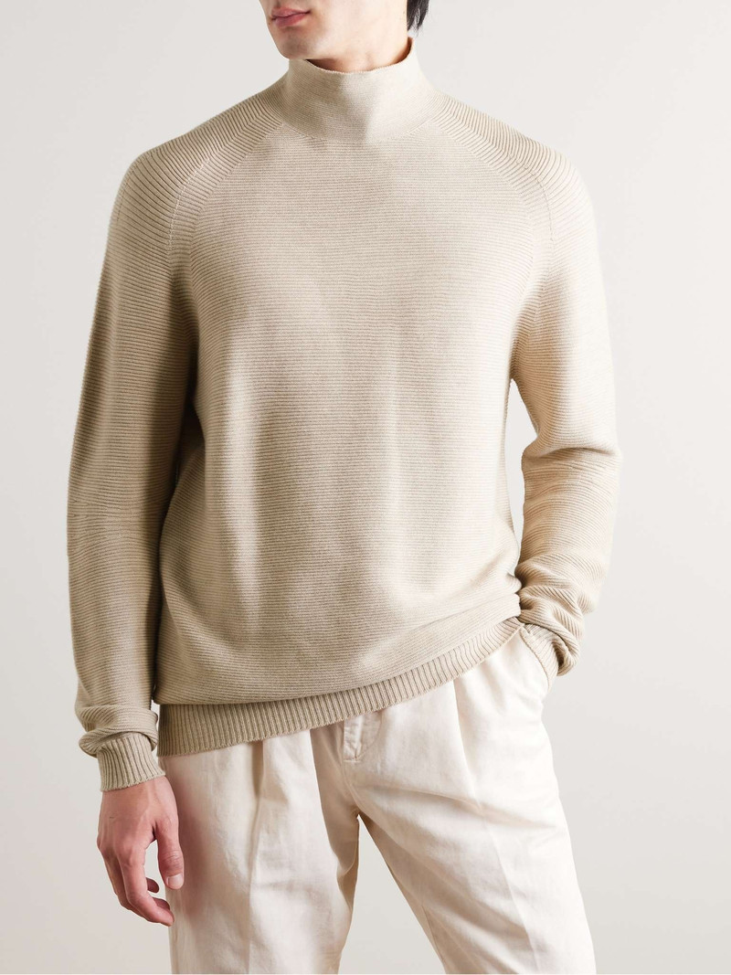 Slim-Fit Virgin Wool-Blend Rollneck Ski Base Layer 3