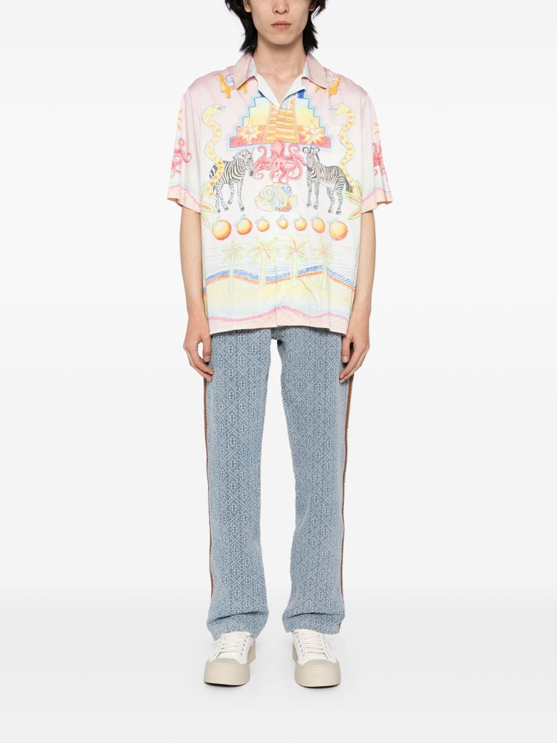 CASABLANCA monogram jeans outlook