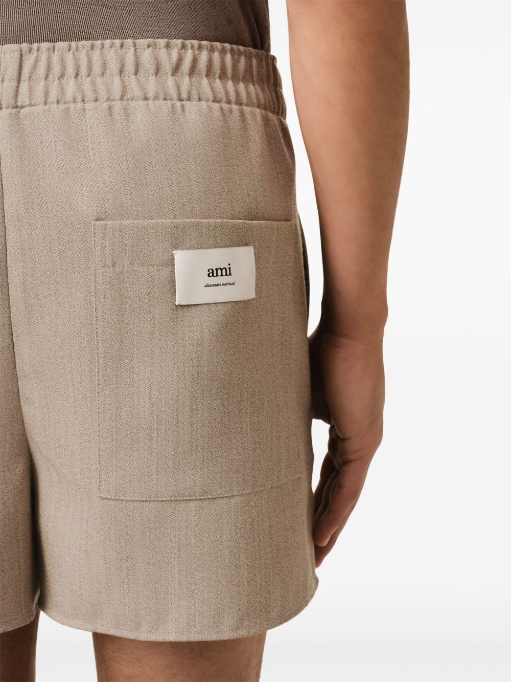 grain-de-poudre shorts - 6