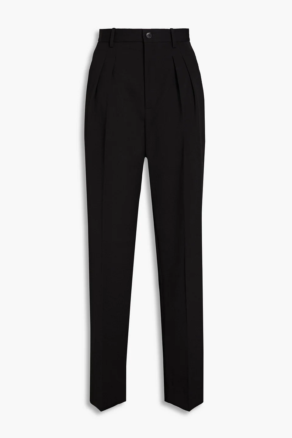 Wool straight-leg pants - 1