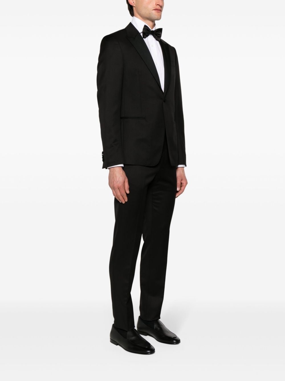 peak-lapels single-breasted suit - 3
