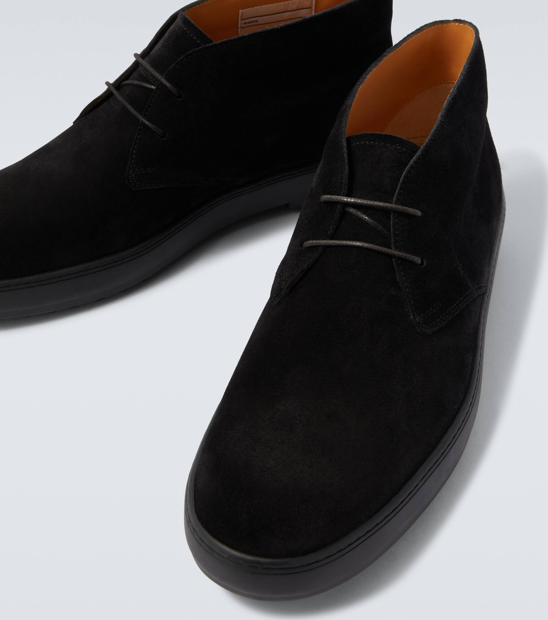 Suede lace-up boots - 3
