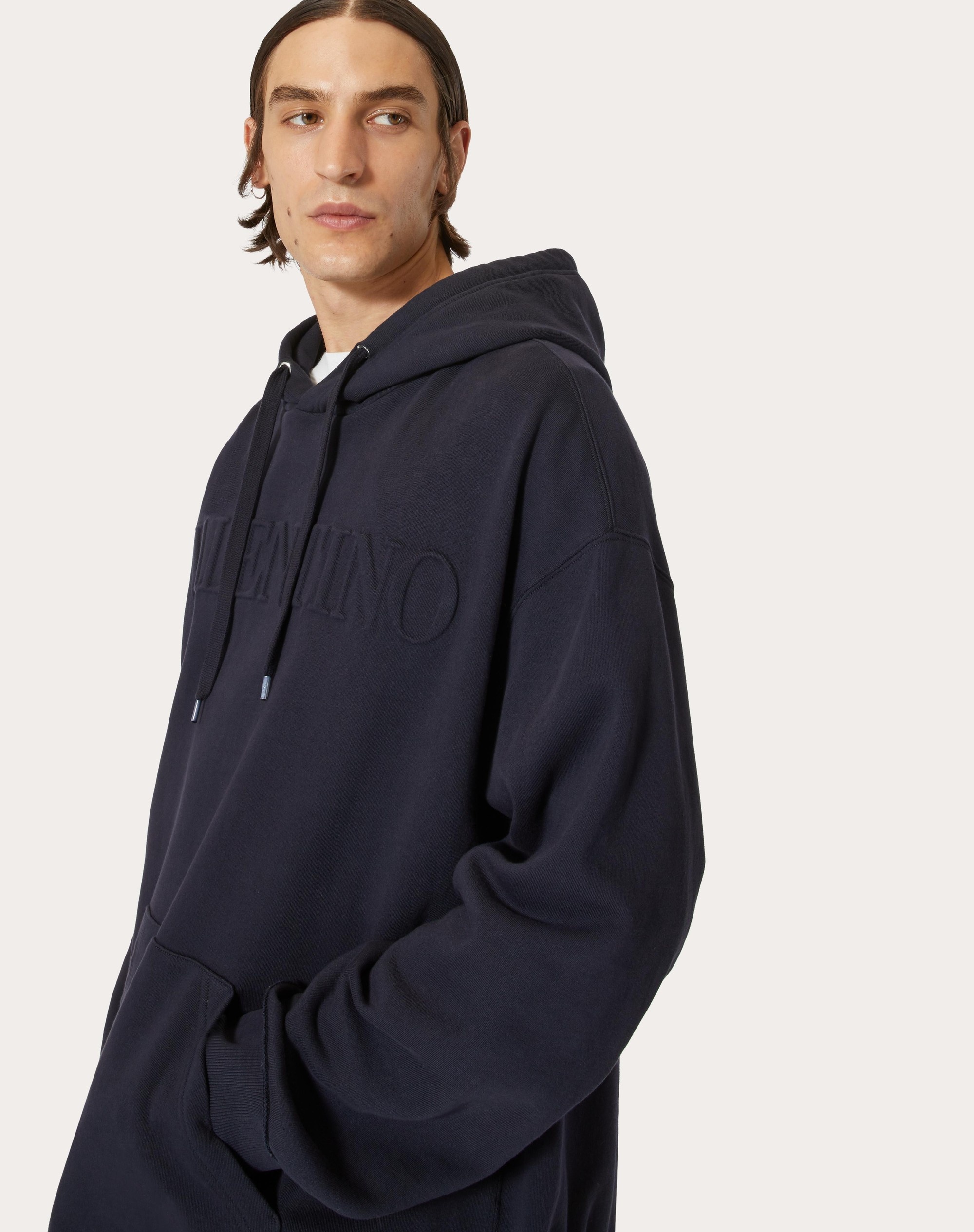 SWEATSHIRT WITH VALENTINO EMBOSSED - 5