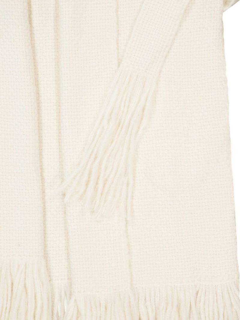 Teagan fringed belted cashmere vest 3