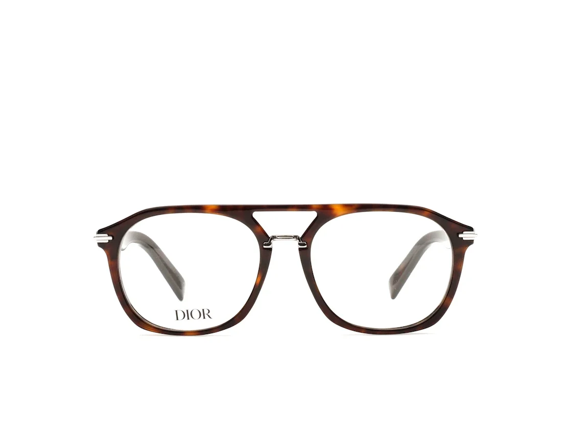 Dior Aviator-Frame Acetate Optical Frames Havana Havana Transparent (DM50037I-57-052) - 1