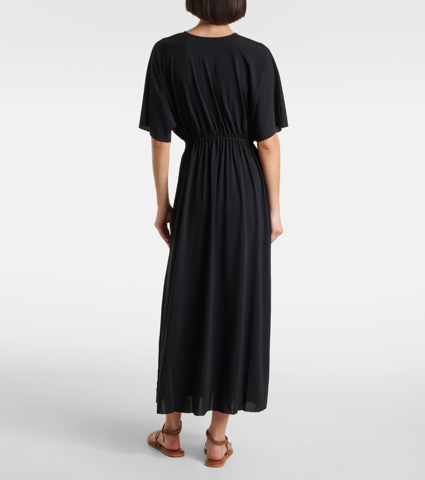 Adele gathered jersey maxi dress - 3