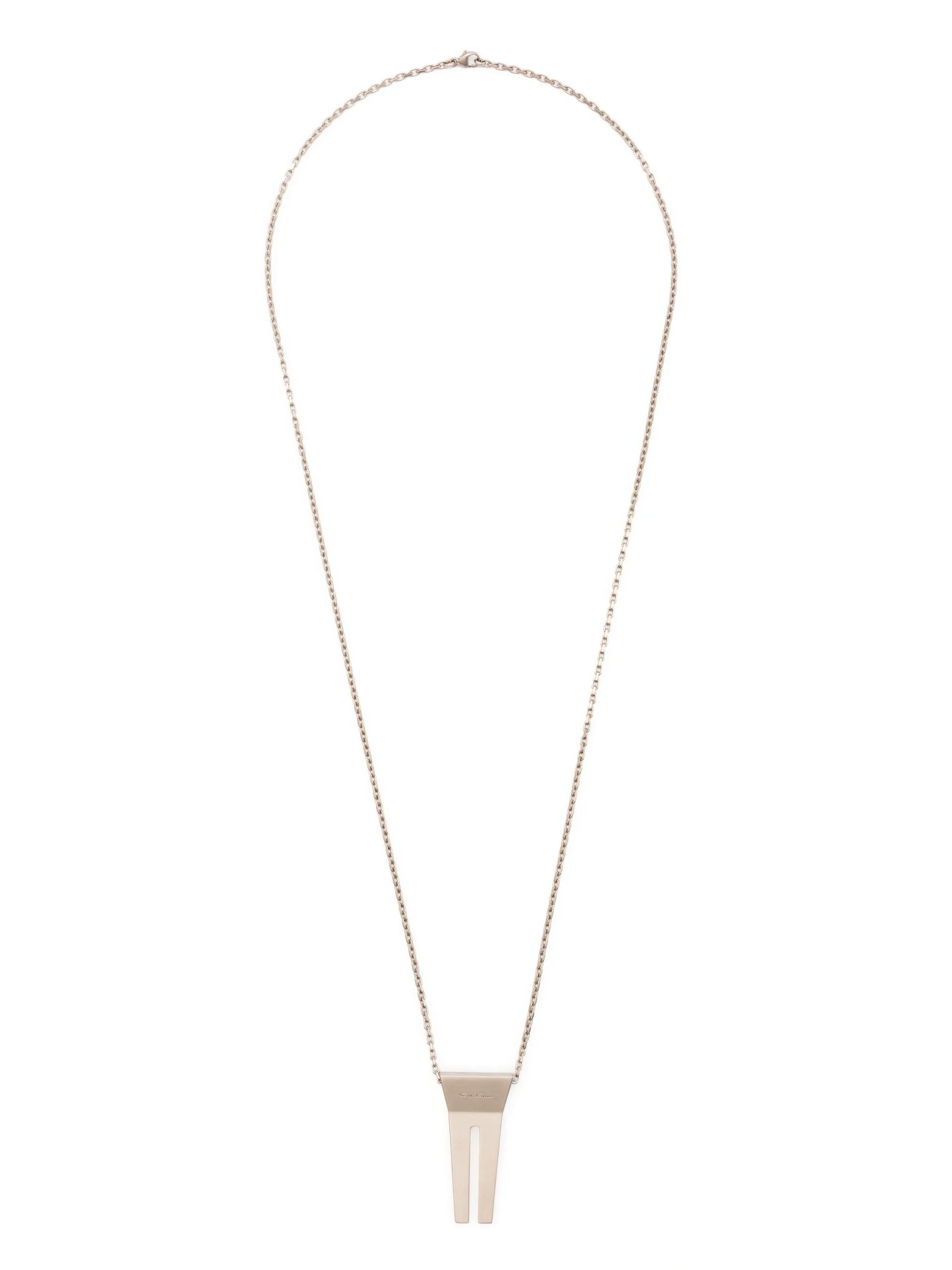 Rick Owens Open-trunk Pendant Necklace - 3