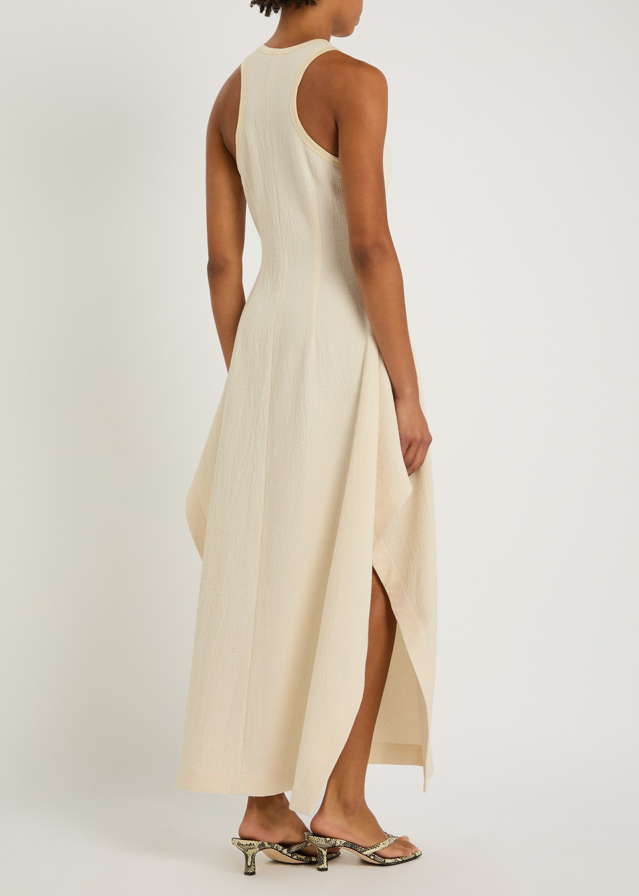 Nanushka Thoose Draped Crepe Maxi Dress - 3