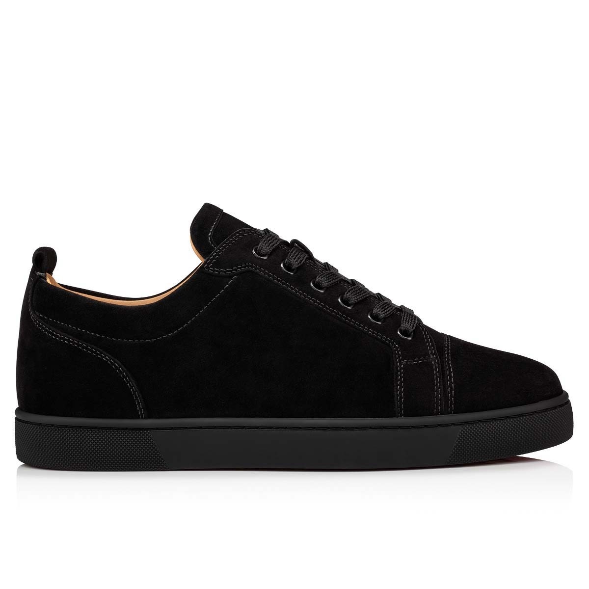 Christian Louboutin, Louis Junior Suede and Leather-Trimmed Ripstop  Sneakers, Men, Black, EU 40