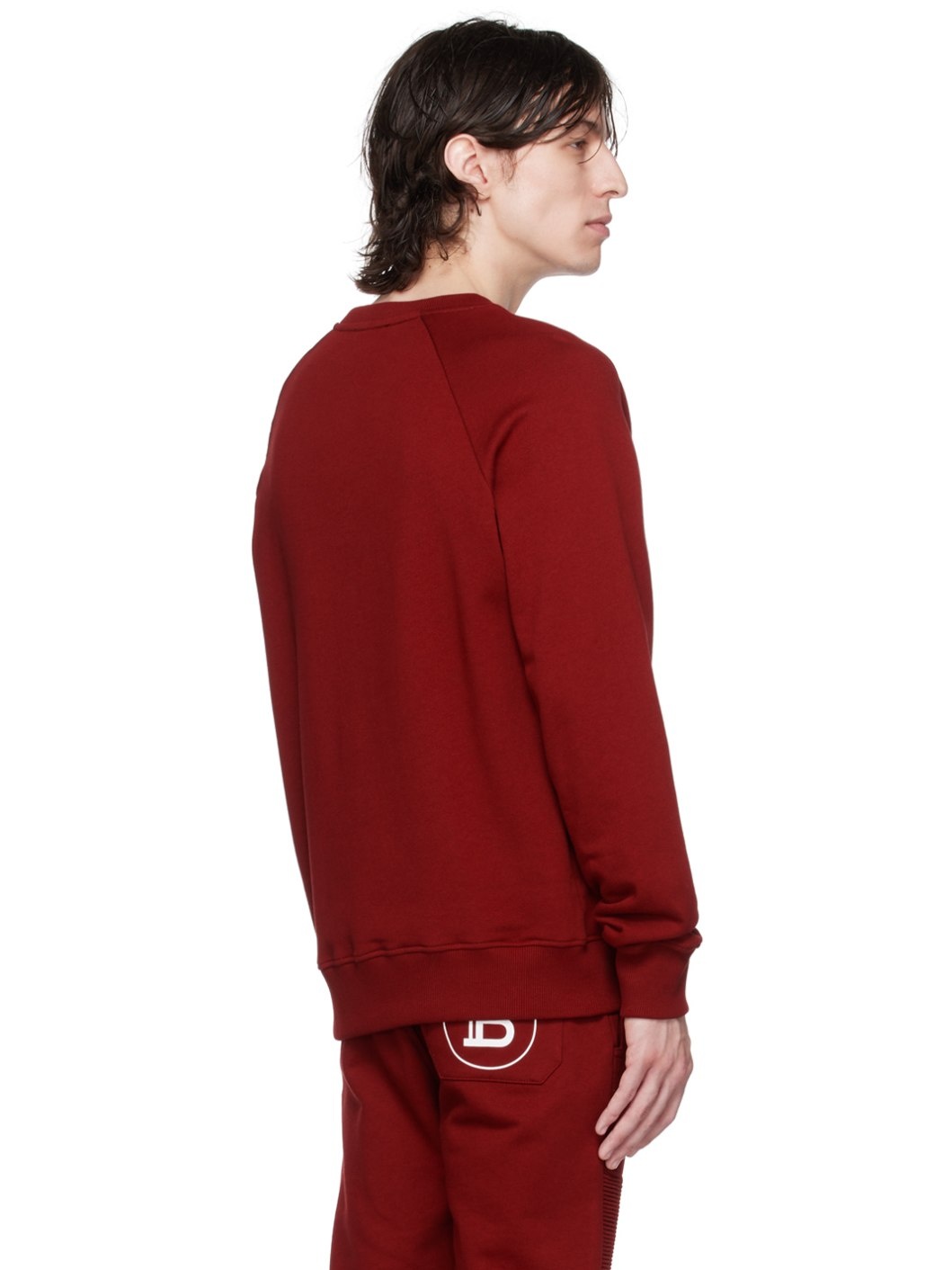 Red Printed Sweatshirt - 3