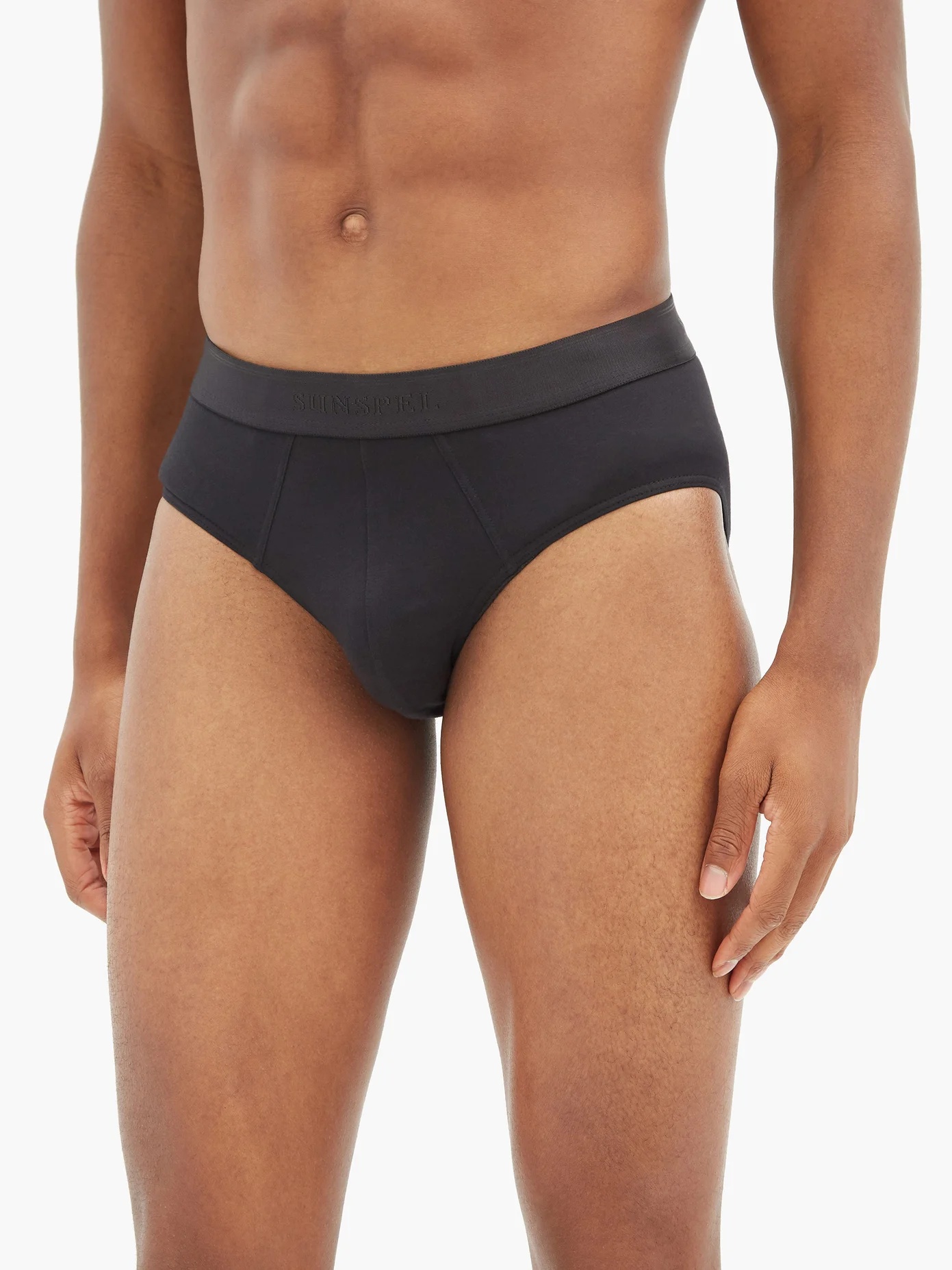 Pack of two cotton-blend briefs - 2