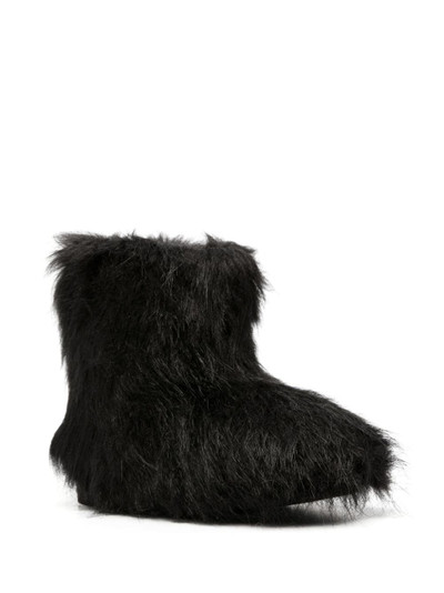 STAND STUDIO faux-fur ankle boots outlook