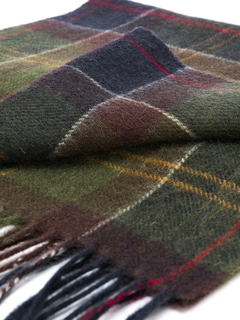 Wool tartan scarf - 2
