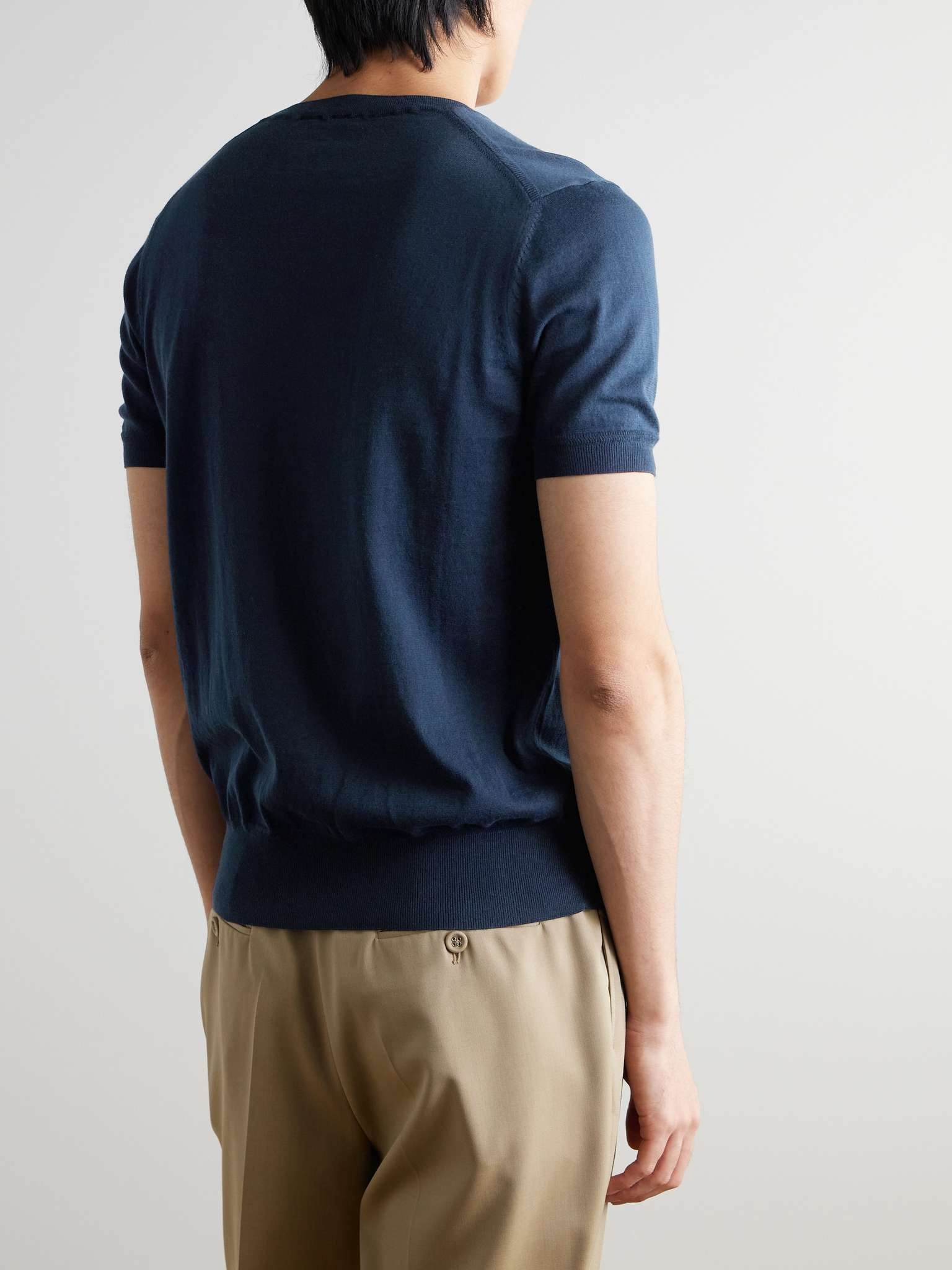 Slim-Fit Cotton T-Shirt - 4