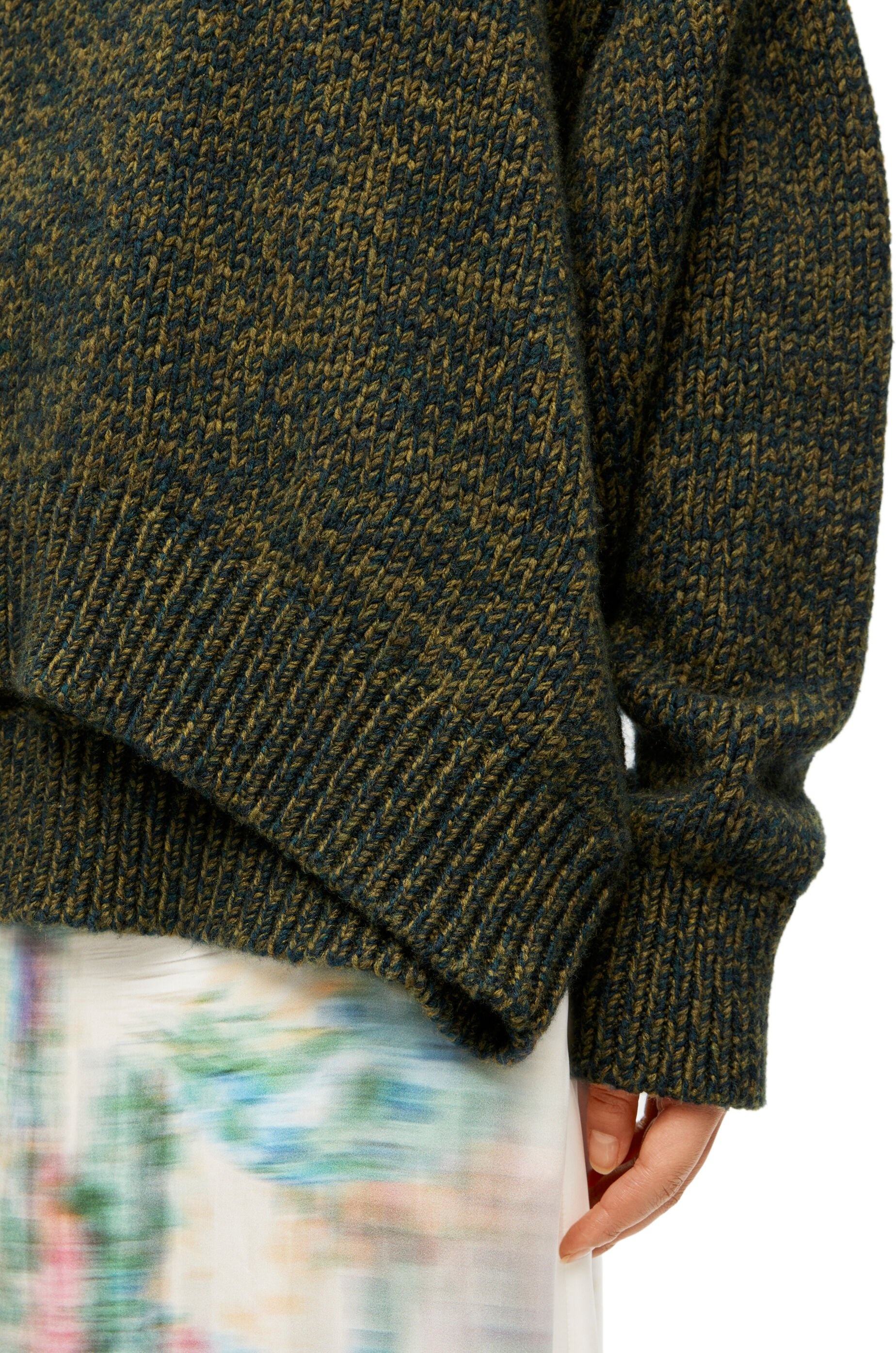 Trompe l'oeil sweater in wool - 6