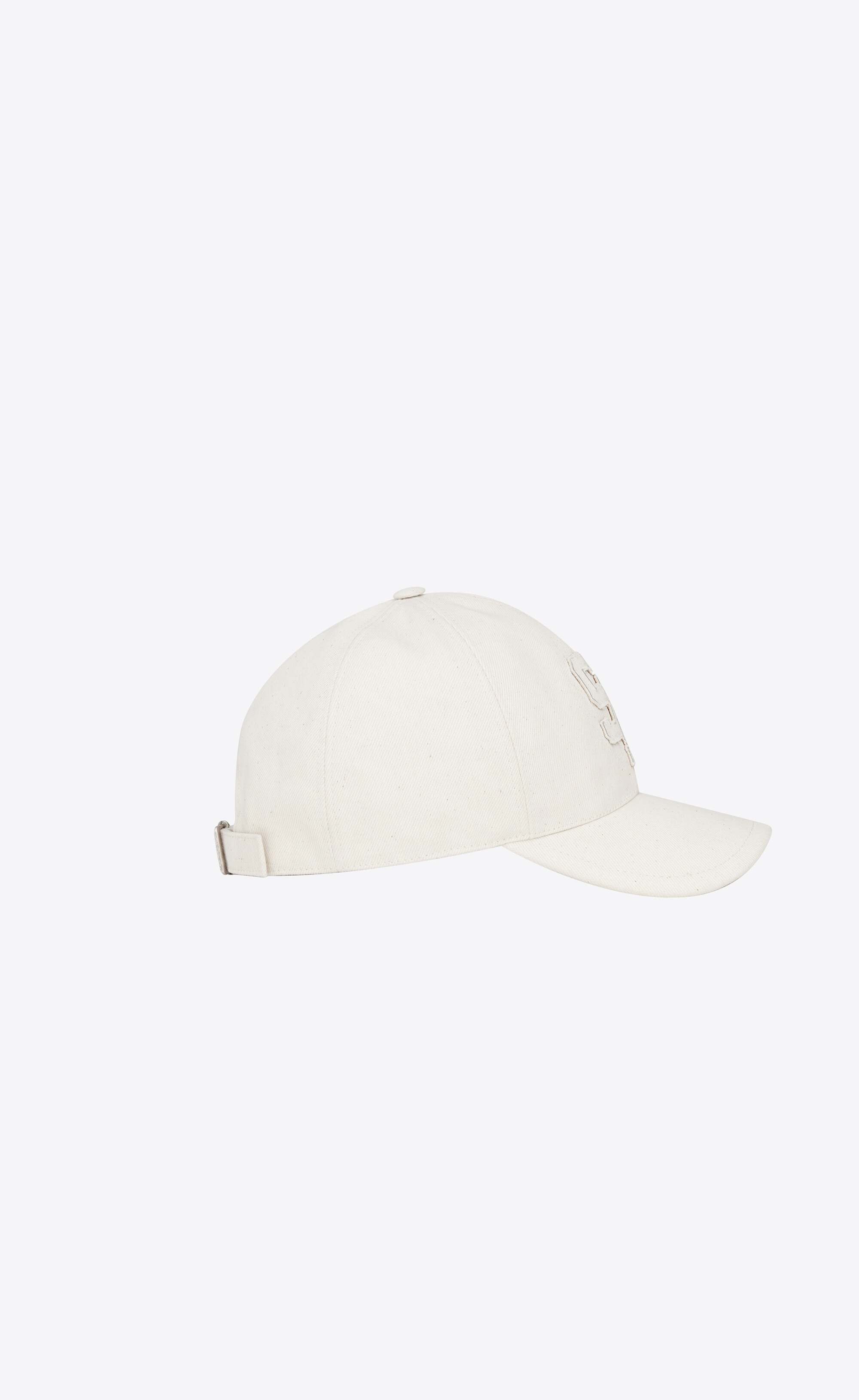 sl baseball cap in cotton canvas - 2