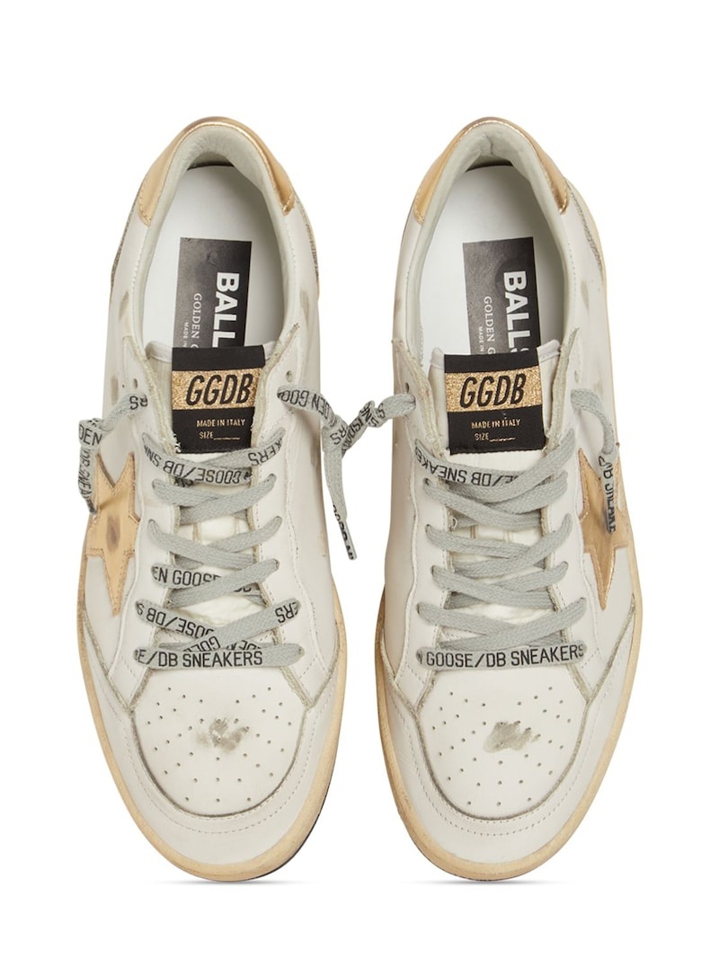 20MM BALL STAR LEATHER SNEAKERS - 8