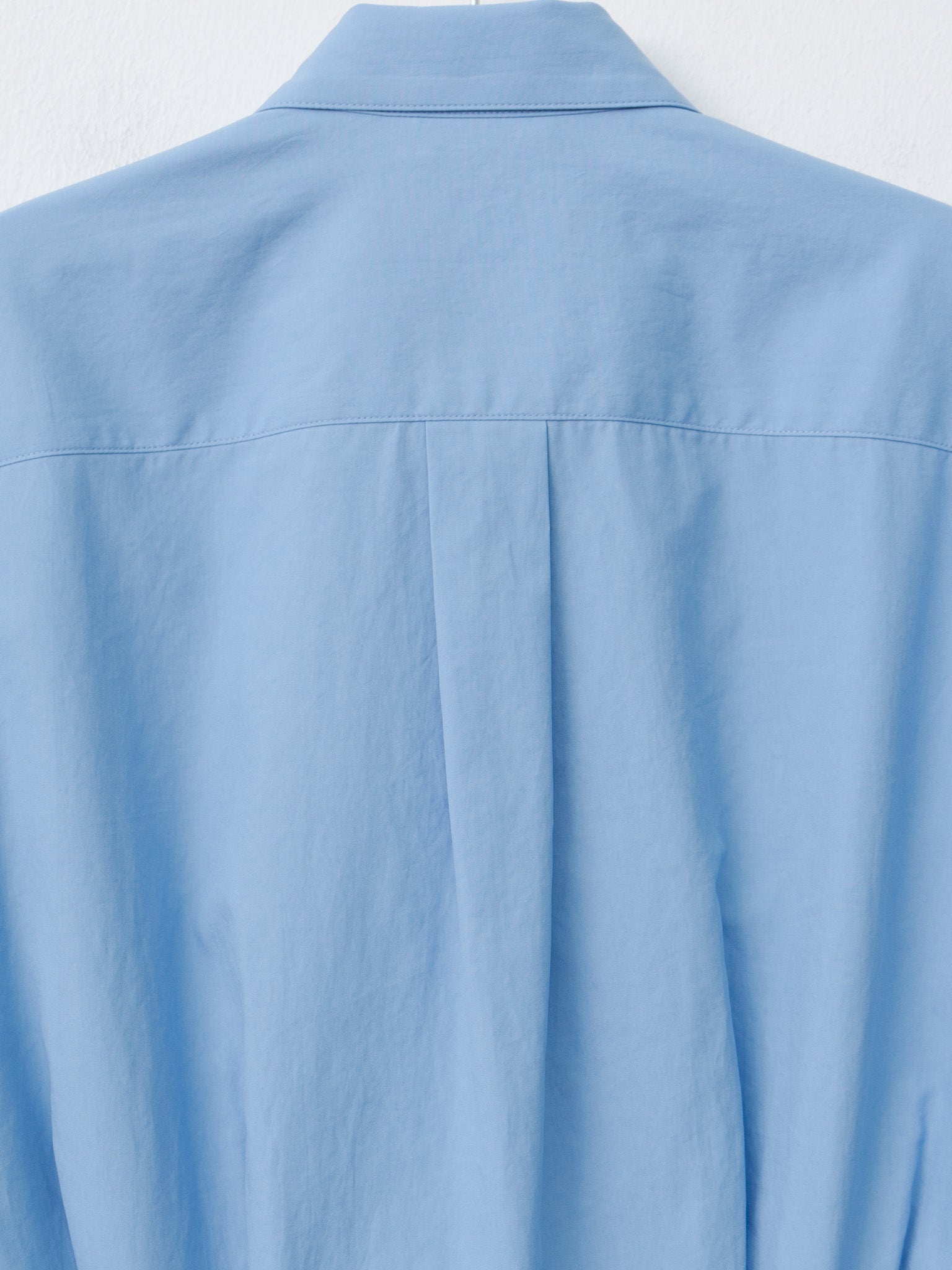 Washed Finx Twill Shirt Dress - Blue - 8