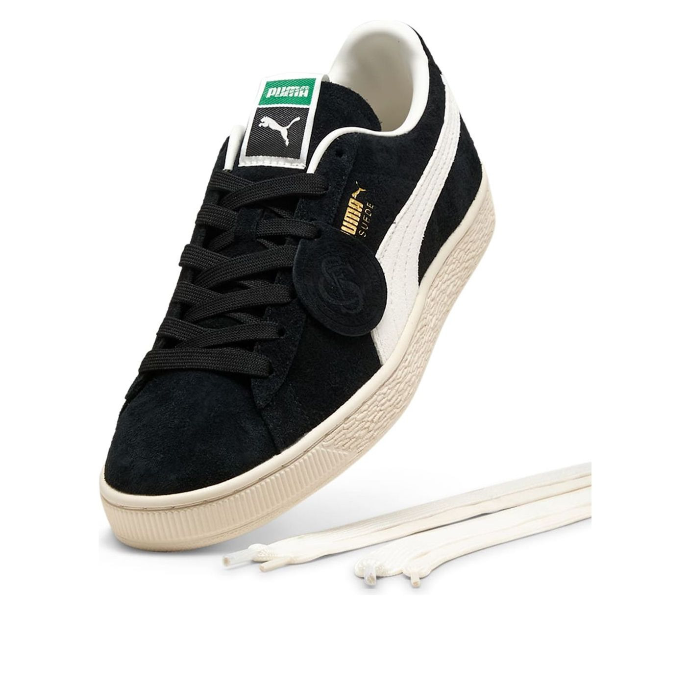PUMA x Charles F. Stead Suede 'PUMA Black PUMA White' 403700-01 - 5