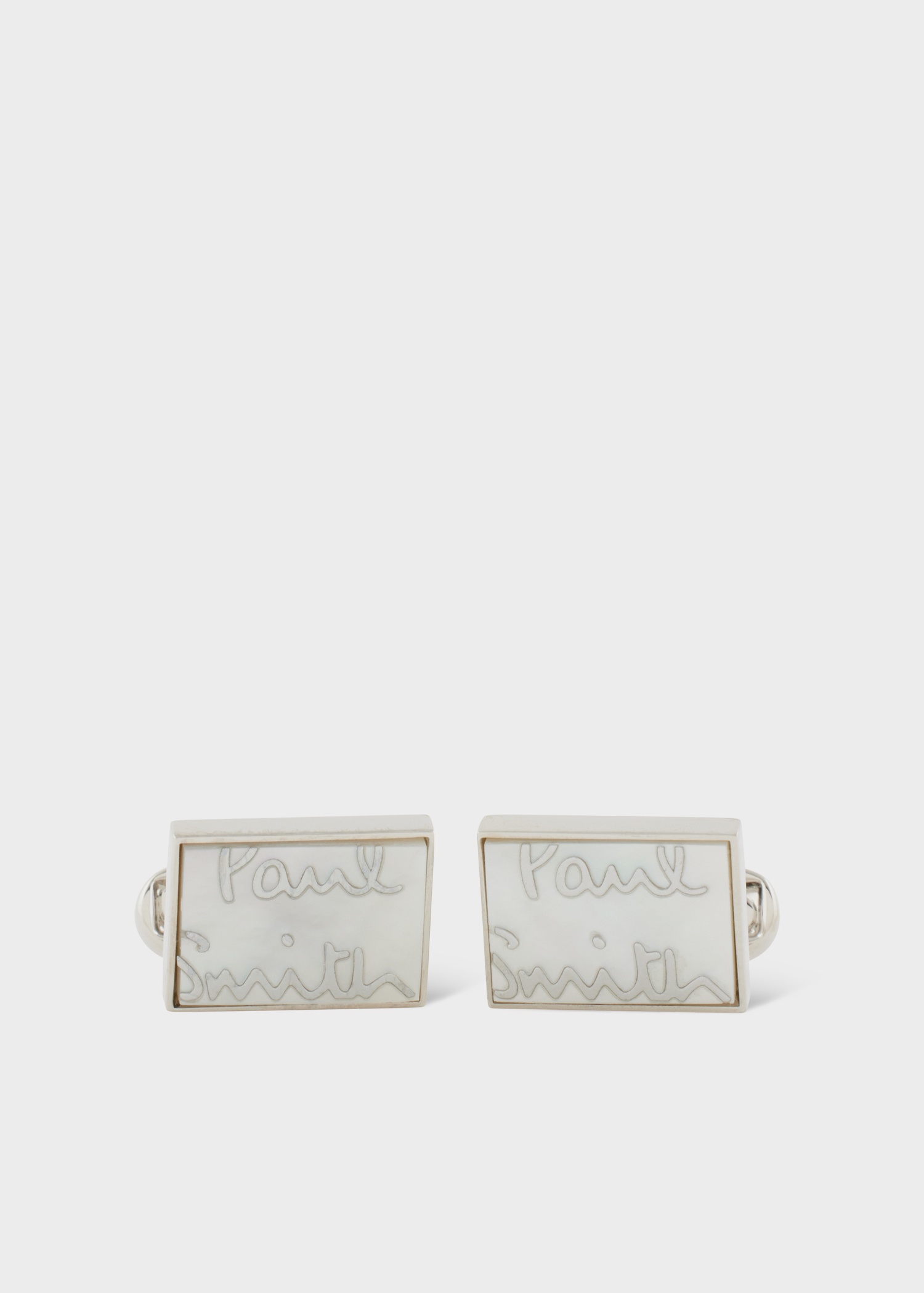 Silver Stone 'Signature' Cufflinks - 1