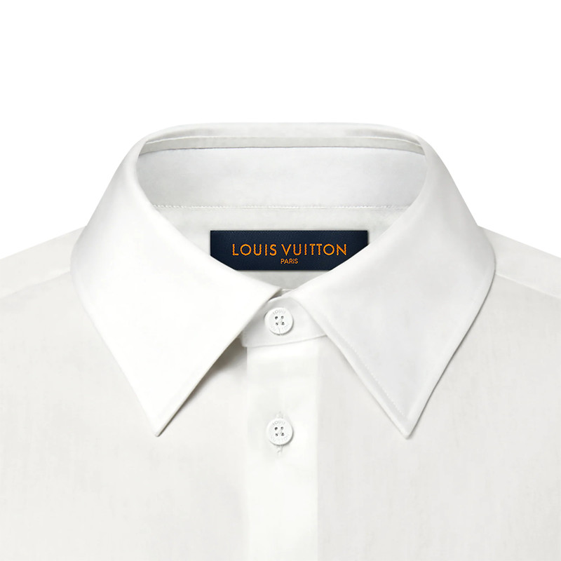 Embroidered Long-Sleeved Cotton Blend Shirt 2