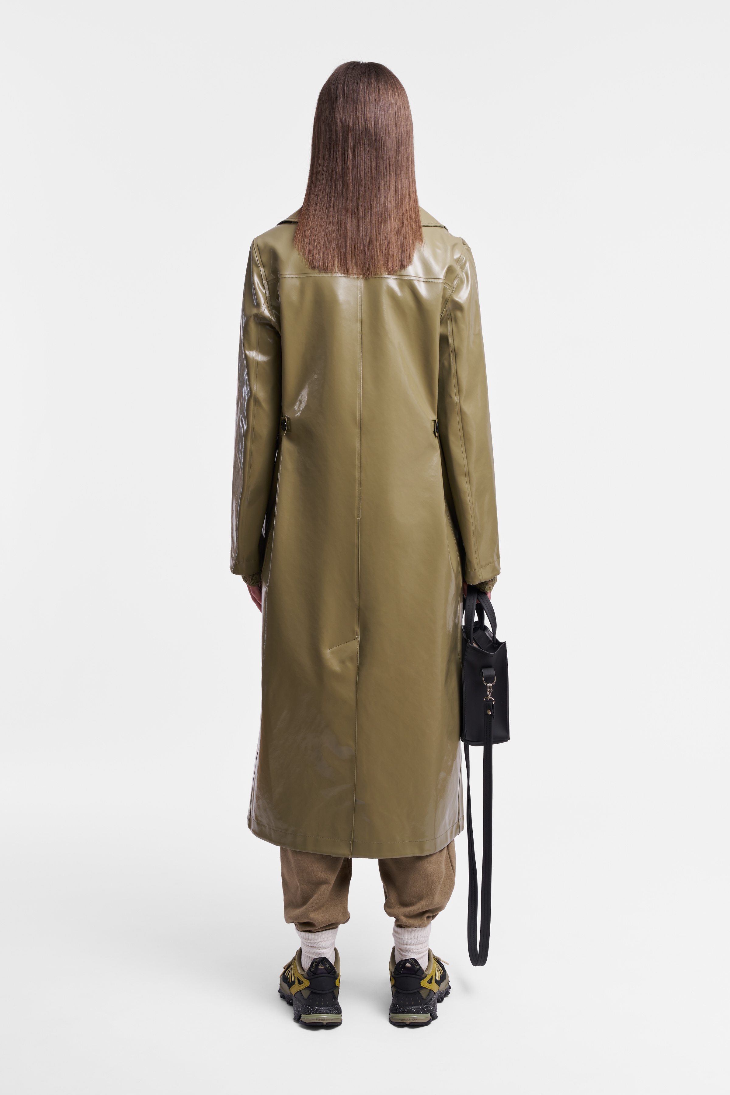 Mayfair Opal Trench Coat Aloe - 4