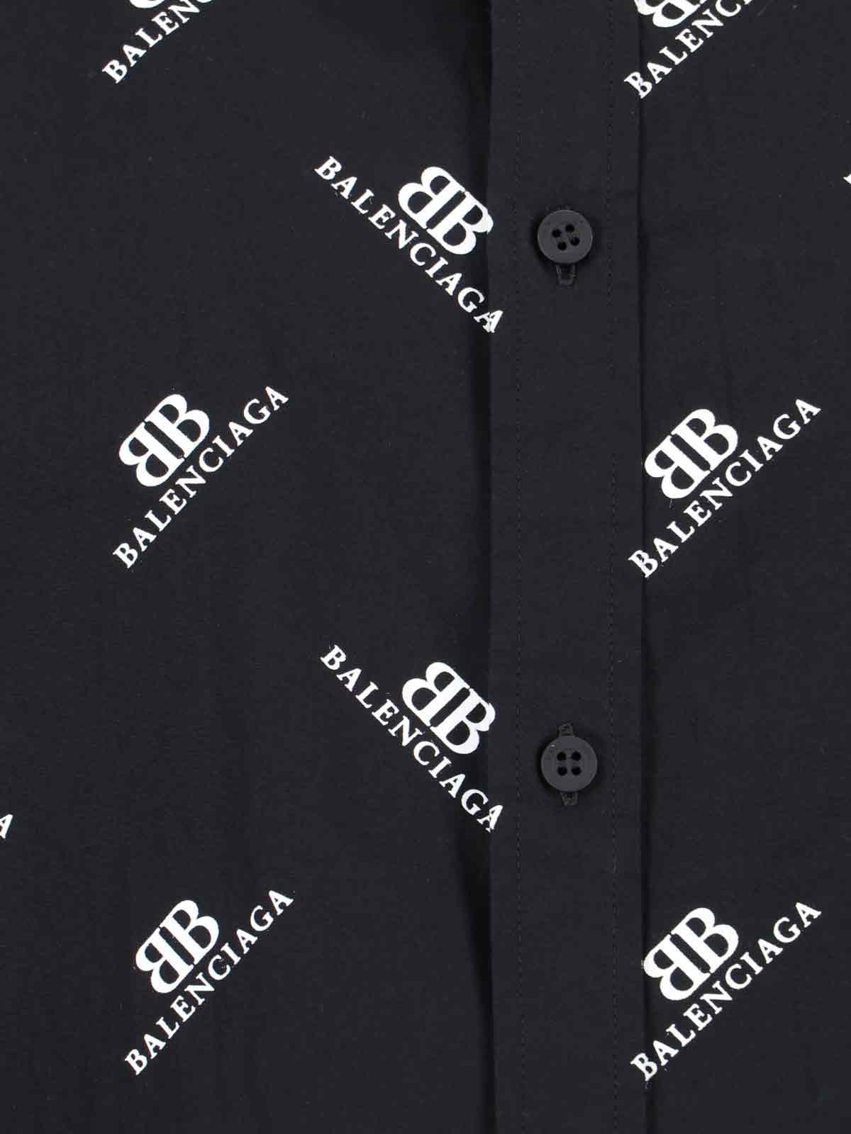 'BB MONOGRAM' LOGO SHIRT - 4