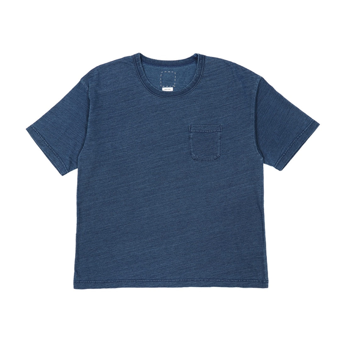 AMPLUS TEE S/S LT.INDIGO - 1