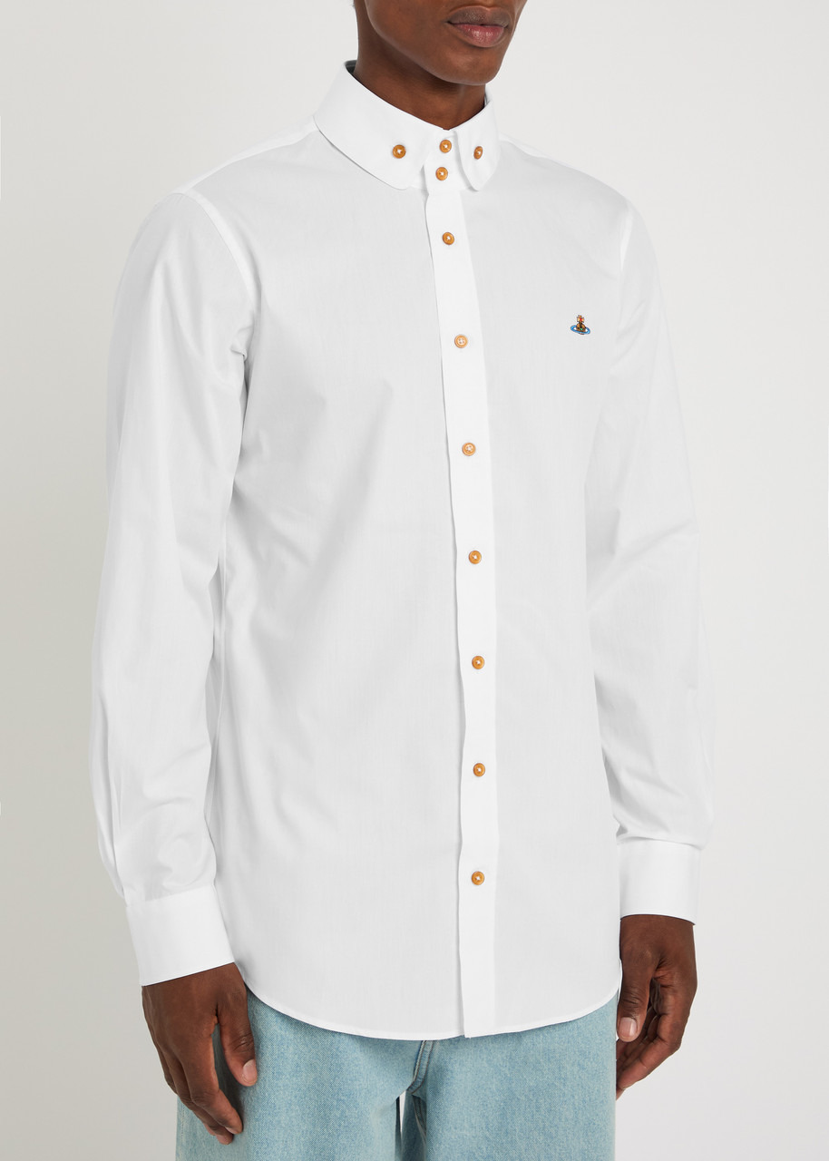 Vivienne Westwood Krall Logo-embroidered Cotton Shirt - 2