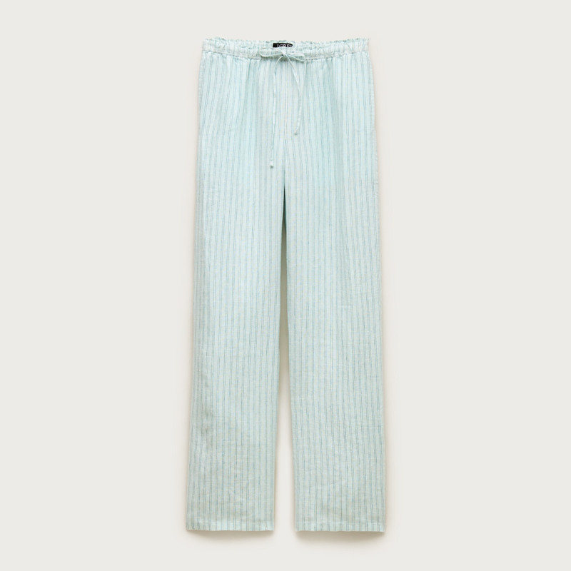 Soleil pant in striped linen 1