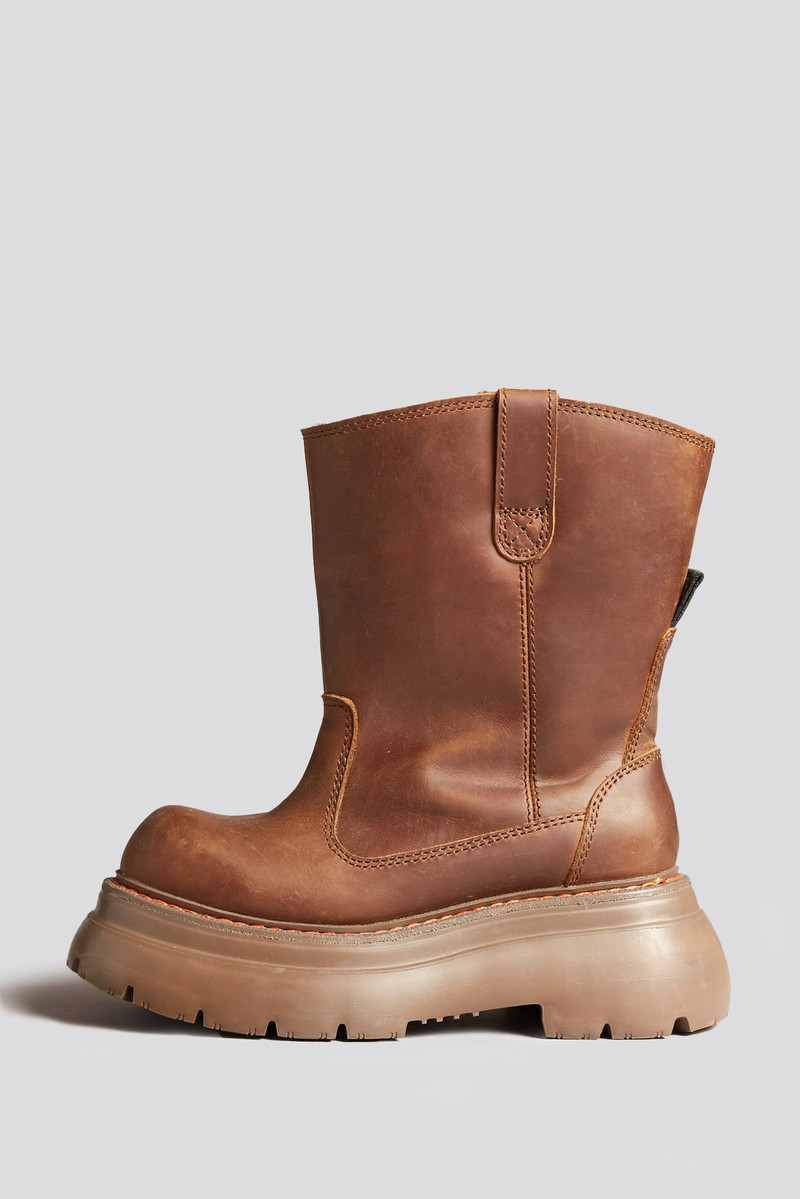 R13 WORKWEAR BOOT - BROWN outlook