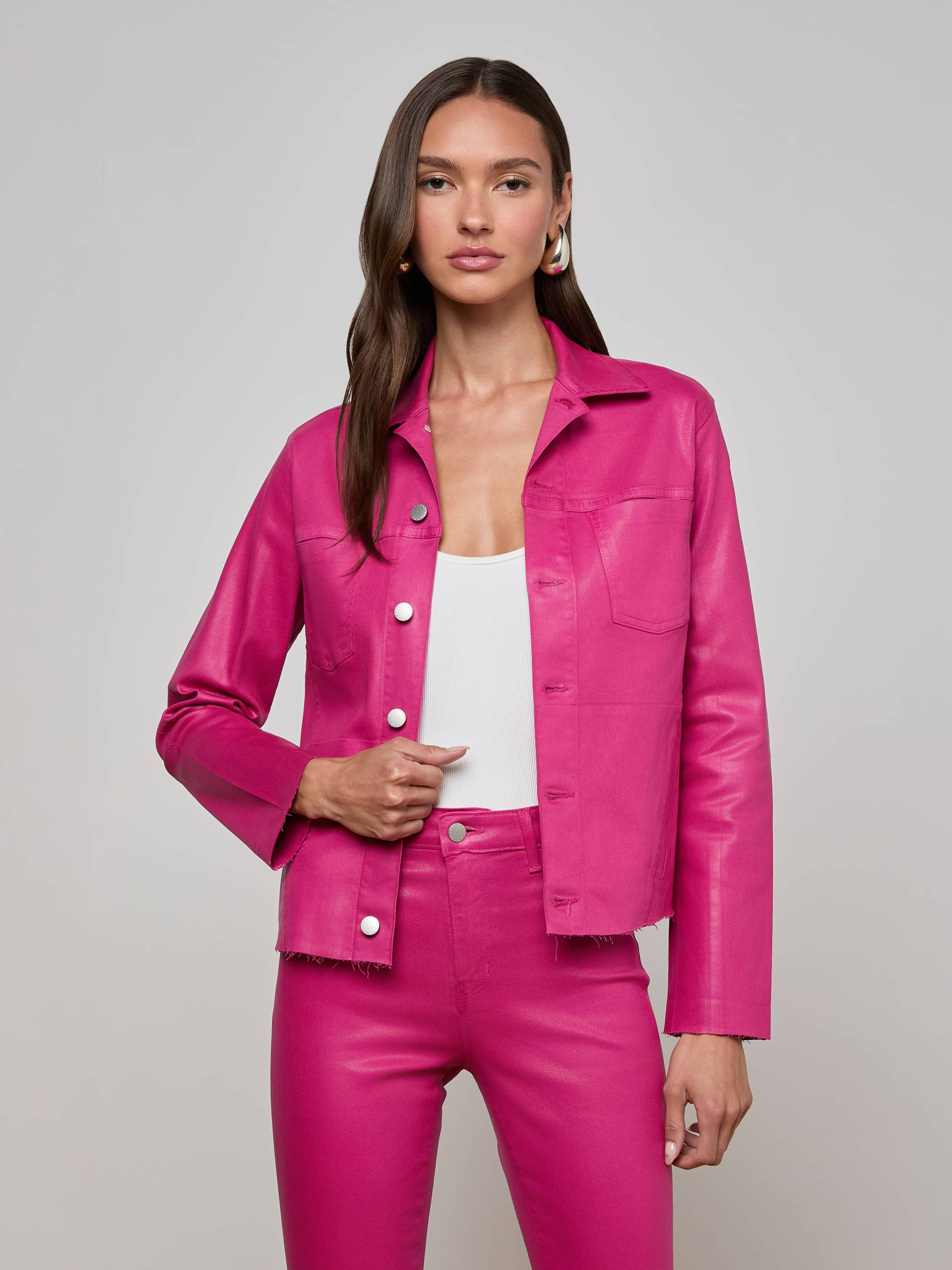 Janelle Coated Jean Jacket - 2