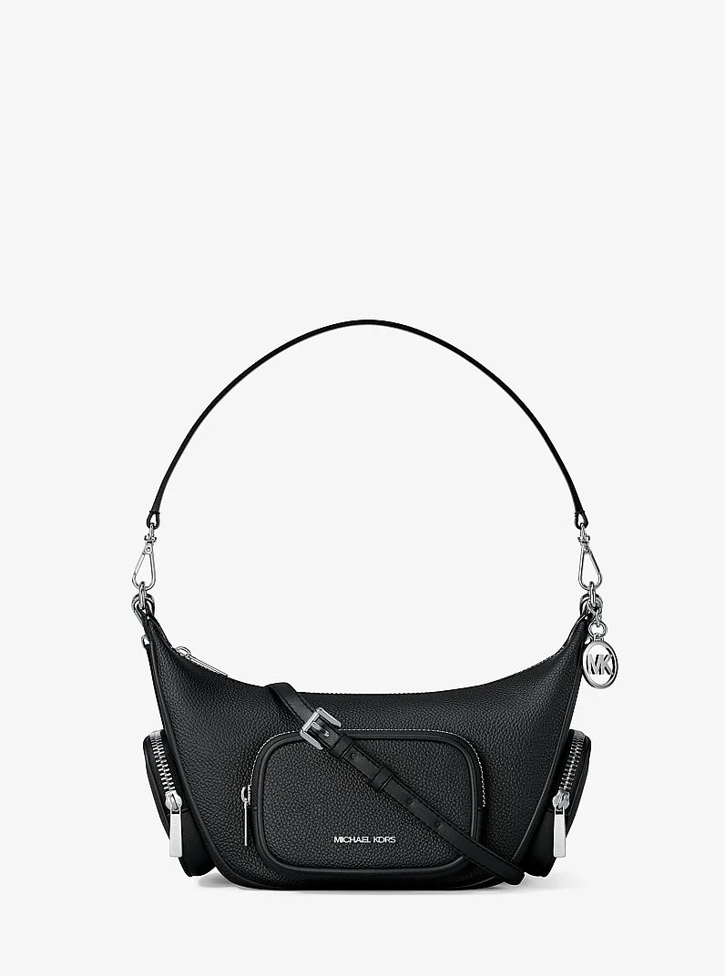 Merritt Small Pebbled Leather Convertible Crossbody Bag - 1