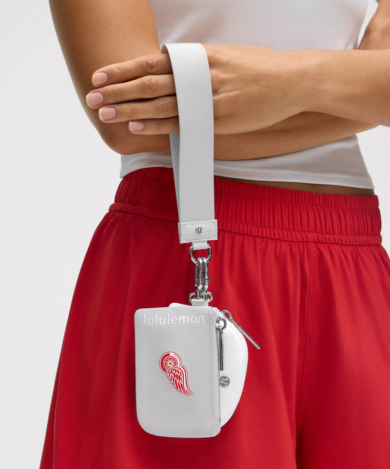 lululemon Dual Pouch Wristlet *Detroit Red Wings outlook