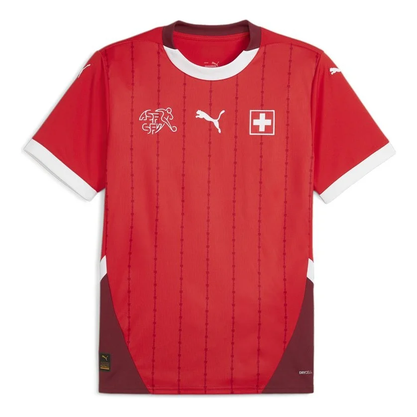 PUMA Switzerland 24 Home Soccer Jersey 'Red' 773956-01 - 1